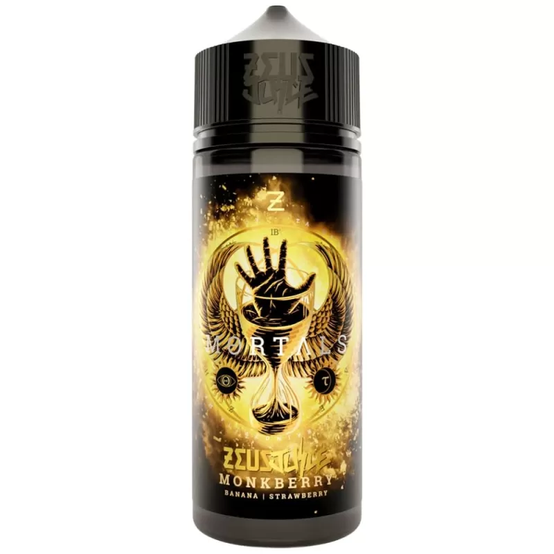 Monkberry Shortfill E-Liquid Mortals Series by Zeus Juice (100ml) - 0mg