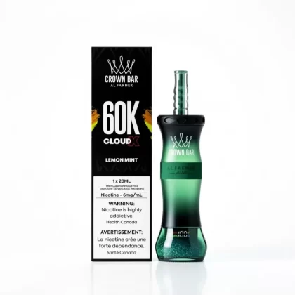 AL FAKHER CROWN BAR CLOUD-X 60K caladas 50ml 6mg DTL/MTL - Fumotvapemexico