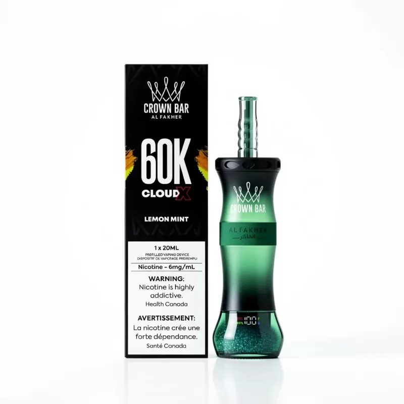 AL FAKHER CROWN BAR CLOUD-X 60K caladas 50ml 6mg DTL/MTL - Fumotvapemexico