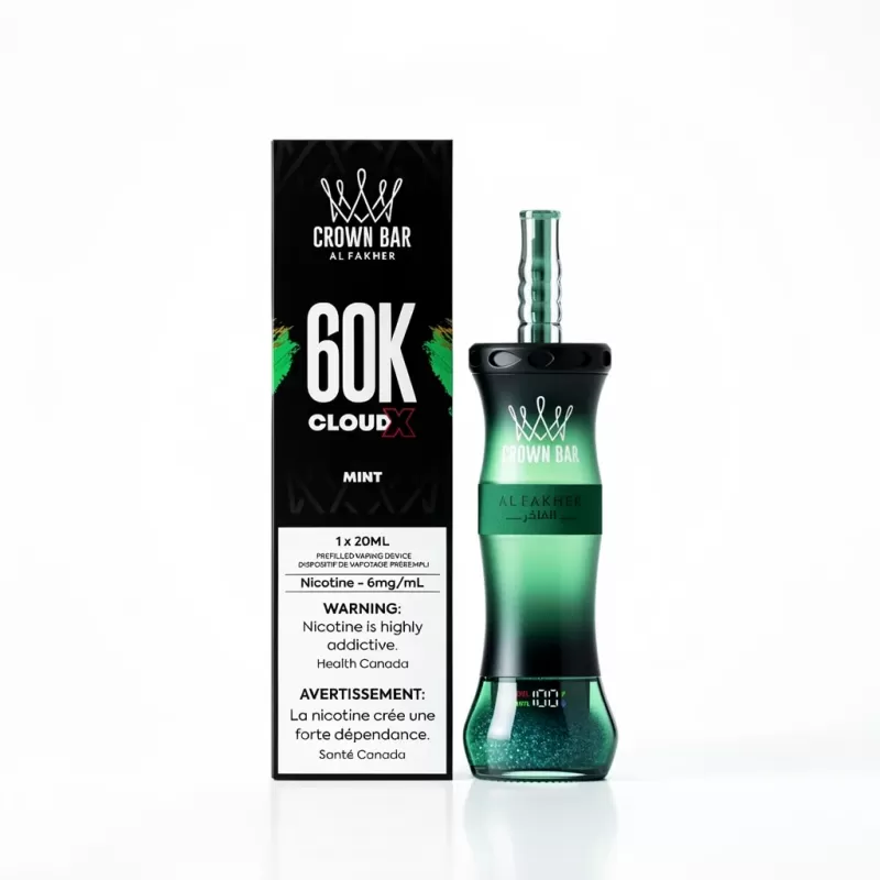 AL FAKHER CROWN BAR CLOUD-X 60K caladas 50ml 6mg DTL/MTL - Fumotvapemexico - Image 2