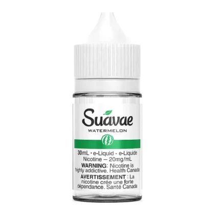 Suavae Salt E-Liquid – Watermelon 30ml - Nicotine Strength#12mg/ml>20mg/ml>BOLD 50