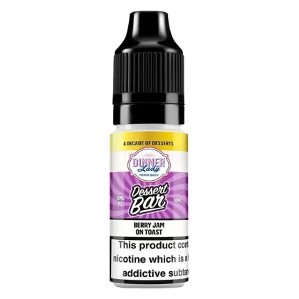 Dinner Lady Dessert Bar Salts Berry Jam On Toast Nic Salt - Strength#10mg>20mg