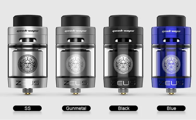 Geekvape Zeus Dual RTA Tank Atomizer (4ML) - GunMetal - Image 3