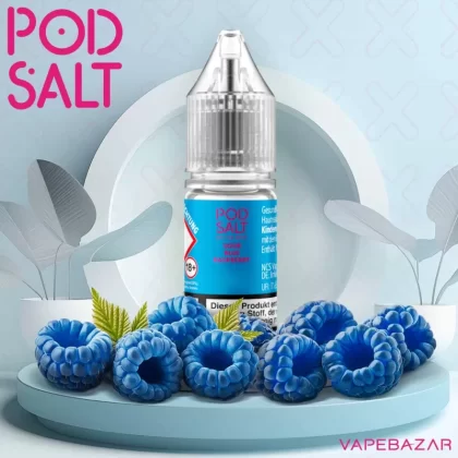 Pod Salt X Nikotinsalz Liquid – Sour Blue Raspberry - 20mg/ml, 10mg/ml