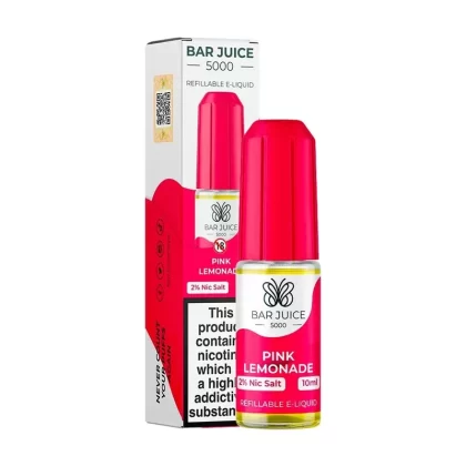 Bar Juice 5000 Pink Lemonade Nic Salt E-Liquid 10mg & 20mg – Zesty Summer Refreshment | 10ml