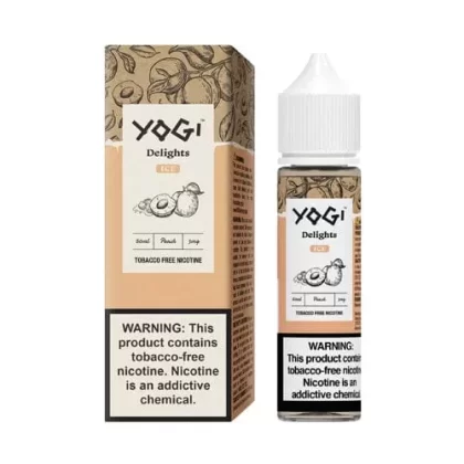 Sale $8.99 -Peach Ice 60ml Vape Juice – Yogi