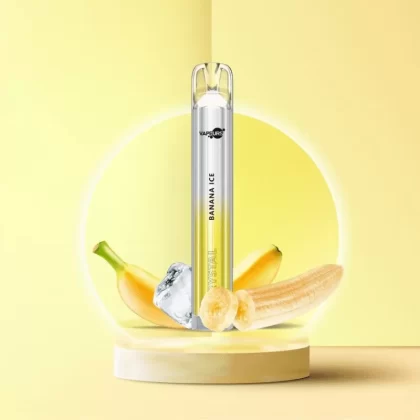 VAPEURS Crystal – Banana Ice - 550 mAh / Vapeurs / Propylenglykol / Aromastoffe / Glycerin / Nikotinsalz / 20mg/ml