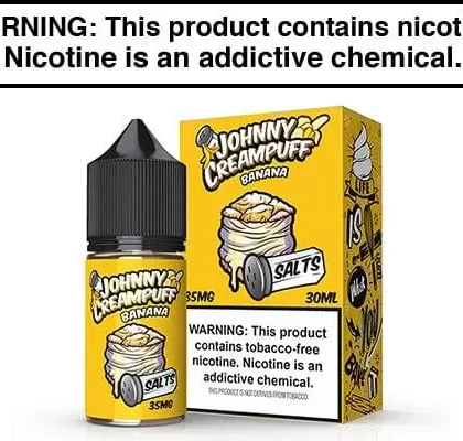 BANANA BY JOHNNY CREAMPUFF SALTS 30ML - Vapejuice