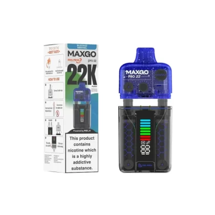 Relx MaxGo Pro 22000 Prefilled Pod Vape Kit (Expiry May 2026) - Kiwi Passion Guava