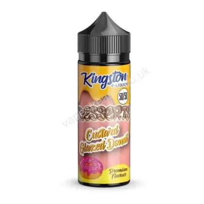 Custard Glazed Donut E-Liquid Shortfill by Kingston 50/50 - Vapestreams Co