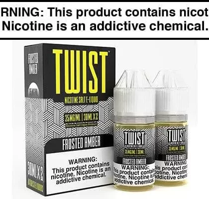 FROSTED AMBER BY TWIST SALT 60ML - Vapejuice