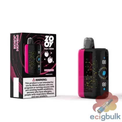 Zooy Star 30000 Rechargeable Disposable Vape: 30,000 Puffs, Adjustable Airflow