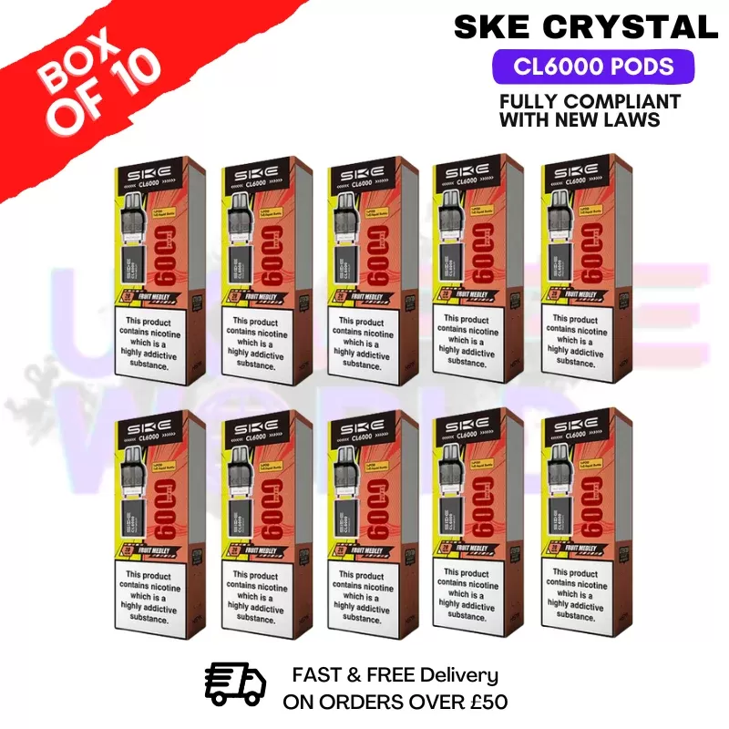 Fruit Medley SKE Crystal CL6000 Prefilled Pod Box Of 10