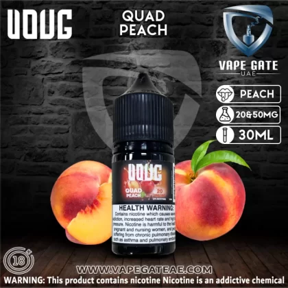 VOUG QUAD PEACH SALTNIC 30ML - 20 mg / 30 ml