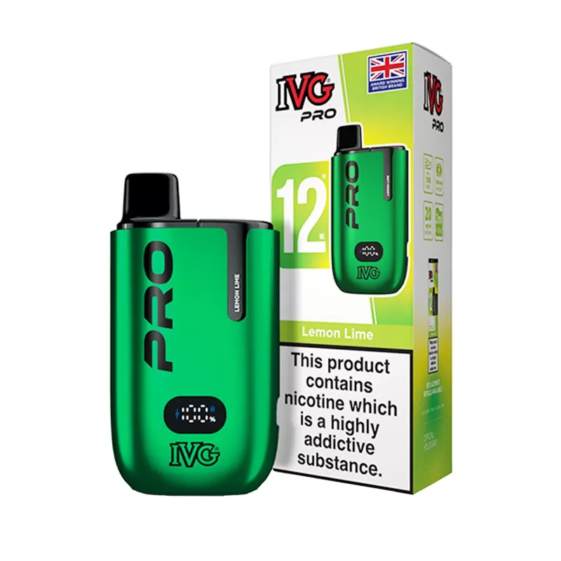 IVG Pro 12 Vape Kit - Strawberry Raspberry Cherry
