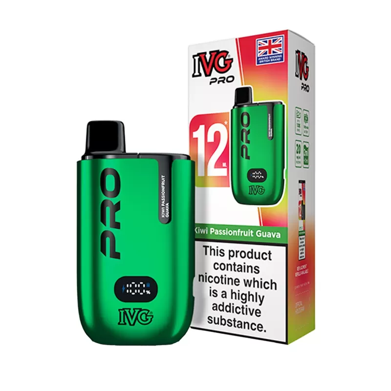 IVG Pro 12 Vape Kit - Strawberry Raspberry Cherry - Image 2