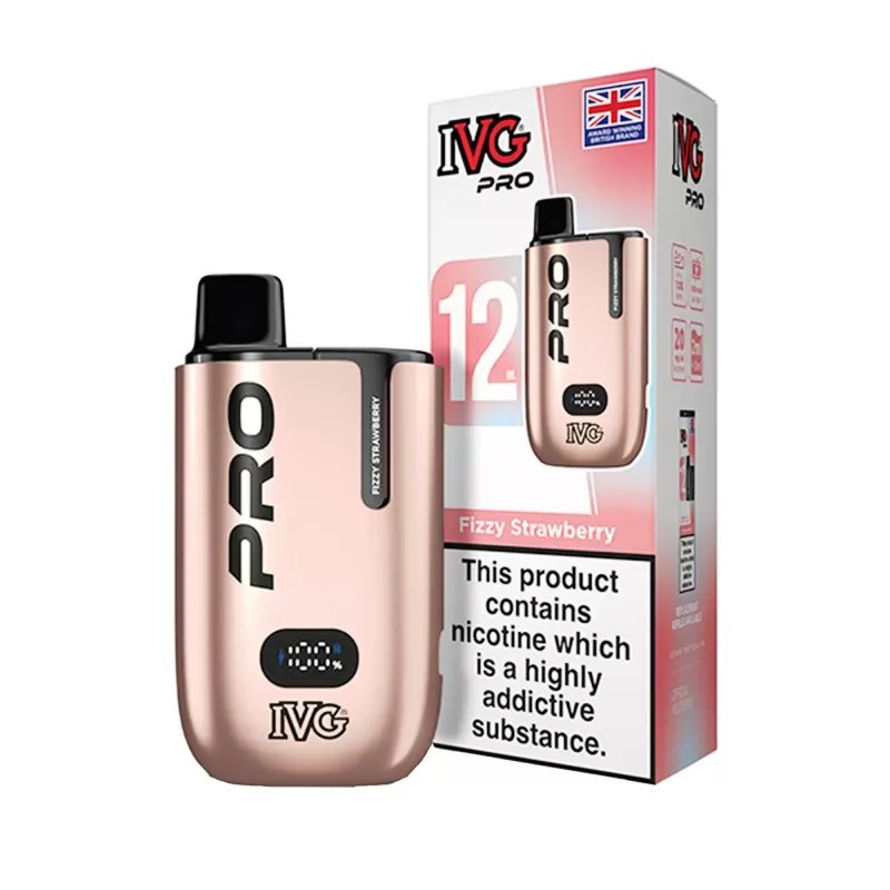 IVG Pro 12 Vape Kit - Strawberry Raspberry Cherry - Image 3