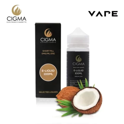 Cigma e-Liquid – Coconut 0mg 100ml Shortfill | Cigee