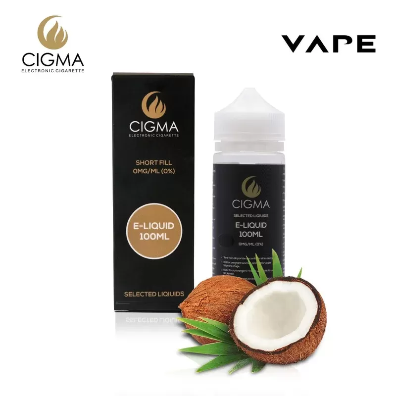 Cigma e-Liquid – Coconut 0mg 100ml Shortfill | Cigee