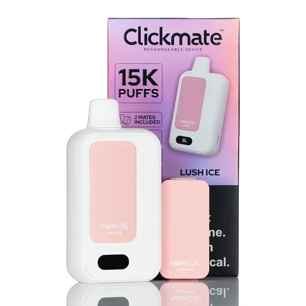 7 Daze Clickmate 15k Puffs Rechargeable Disposable Vape 2% Nic - 18ML (DISCONTINUED) - Sour Apple Belt - Image 2