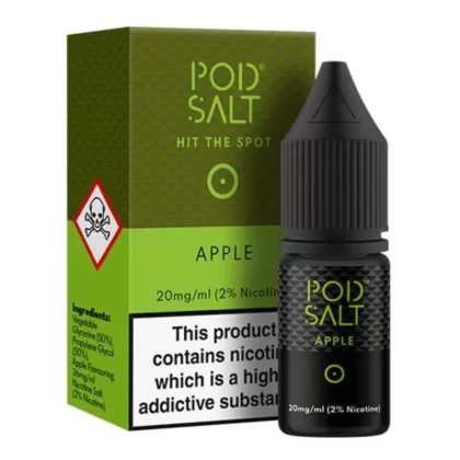 Apple Nic Salt E-Liquid by Pod Salt (10ml) - 20mg
