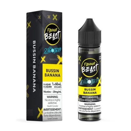 BUSSIN BANANA ICED – FLAVOUR BEAST SALT 60ML [PROV]