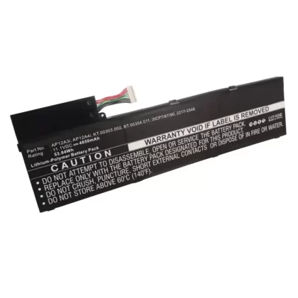 Batteries N Accessories BNA-WB-P10338 Laptop Battery – Li-Pol, 11.1V, 4850mAh, Ultra High Capacity – Replacement for Acer AP12A3i Battery