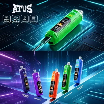 ATVS 70000 70K Puffs Original DTL/MTL Modes LED Display Disposable DTL Vape Pen - Vapeq10