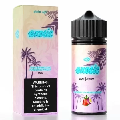 Watermelon Passion Fruit E-Liquid by OneUp Exotic - Size#100ml~Nicotine#0MG>3MG>6MG>12MG