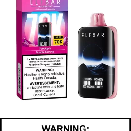 Two Apple Elf Bar MoonNight 70K Disposable Vape
