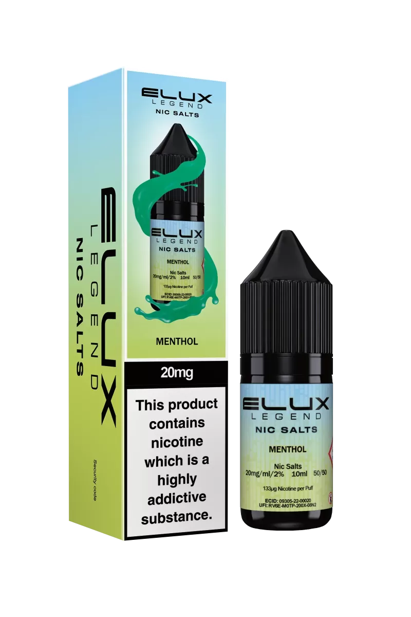 Menthol Nic Salt By Elux Legend - 10mg