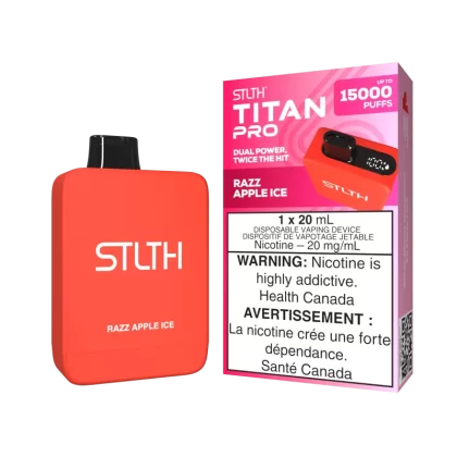 STLTH TITAN PRO - Razz Apple Ice - 20 mg/mL (wholeseller) - Excise ON, 20 mg/mL - ON (5A1232)