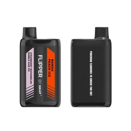Strawberry Watermelon Bubble Gum Ice + Mango Peach Ice – Flipper 12000 puffs By Slugger - Vape Product