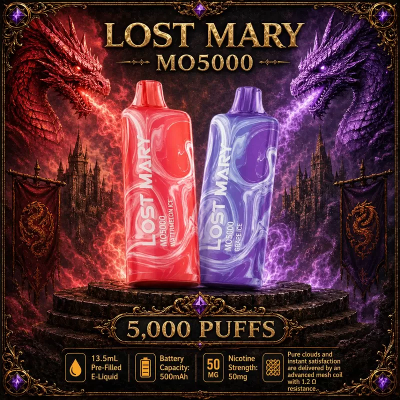 Lost Mary MO5000 - Citrus Sunrise / Rainbow Road (WHT Series)