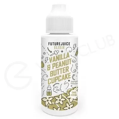 Vanilla Peanut Butter Cupcake Shortfill E-Liquid by Future Juice Elixir 100ml