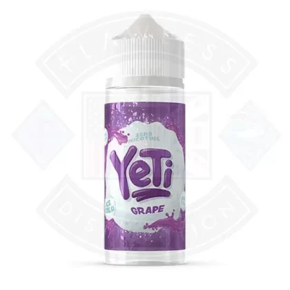 Yeti Ice Cold Grape 0mg 100ml Shortfill E-Liquid