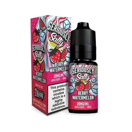 Berry Watermelon Nic Salt E-Liquid by Seriously Salty - Bottle Size#10ml20mg>10mg>5mg