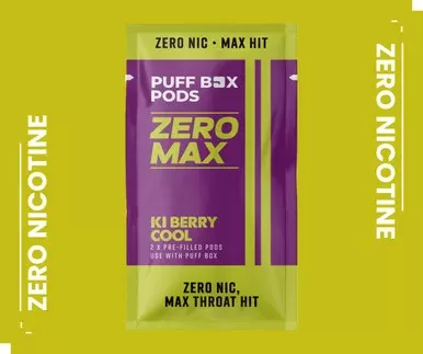ZERO MAX Refill 0mg – Twin Pack – Ki Berry Cool