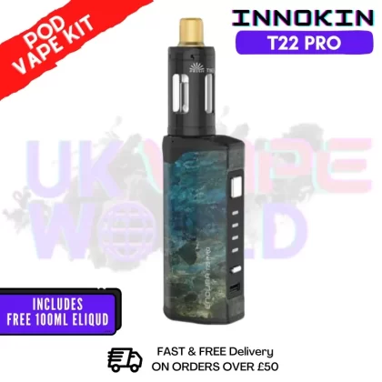 Blue Marble Innokin Endura T22 Pro Kit + FREE 100ML E Liquid