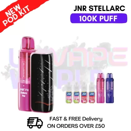 Strawberry ICE JNR 100K Puff Stellarc Pod Kit