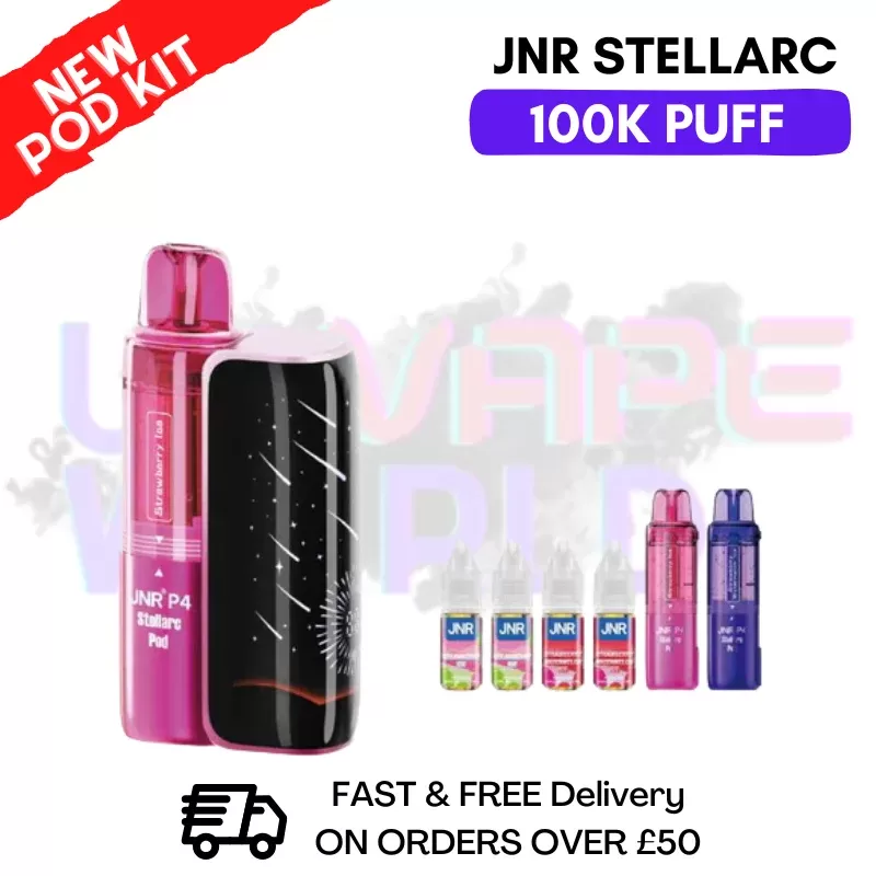 Strawberry ICE JNR 100K Puff Stellarc Pod Kit