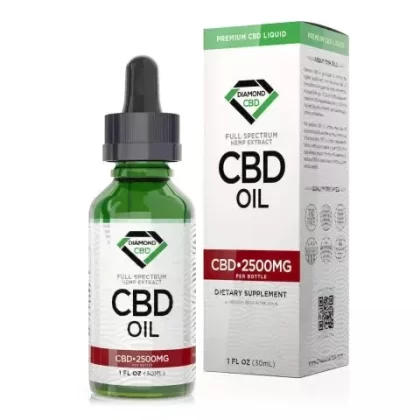 CBD Isolate Oil – 2500mg – Diamond CBD - Ejuicewarehouse