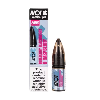 Blueberry Blackberry & Raspberry Nic Salt E-Liquid by Riot X - Vapesuperstore Co