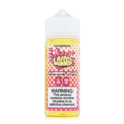 Sale $14 – Raspberry Eclair by Loaded E-Liquid Loaded