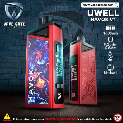 UWELL HAVOK V1 65W POD MOD - Red