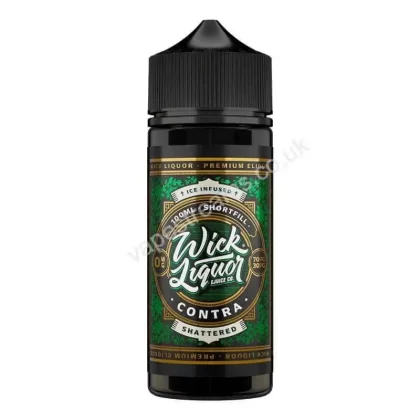 Wick Liquor Contra Shattered 100ml E-Liquid Shortfill - Vapestreams Co