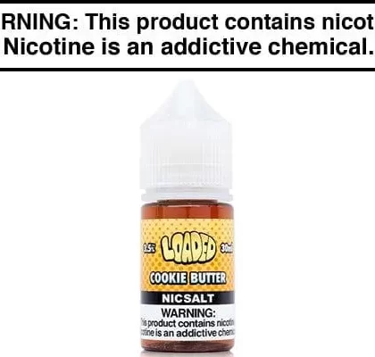 COOKIE BUTTER BY LOADED NIC SALT 30ML - Vapejuice