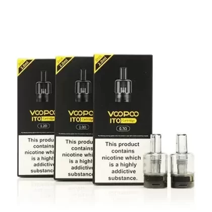 VOOPOO ITO Replacement Pods - Resistance#0.7 Ohms>1.0 Ohms>1.2 Ohms>No Coil