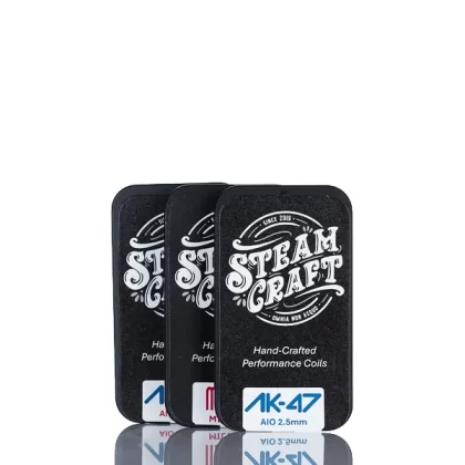 Steam Craft Customs Hand Crafted Coils - #42 (AIO) - 2.5mm 0.31, AK-47 (AIO) - 2.5mm 0.37 ohm