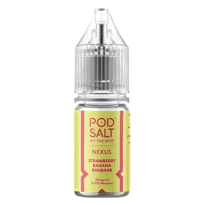 Pod Salt Nexus Strawberry Banana Rhubarb Nic Salt Vape Juice